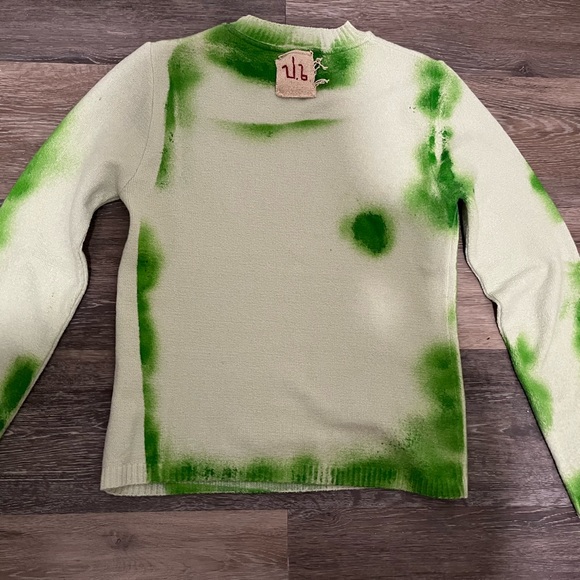 Ub-London (Art of Repair) Green Sweater - Picture 8 of 8